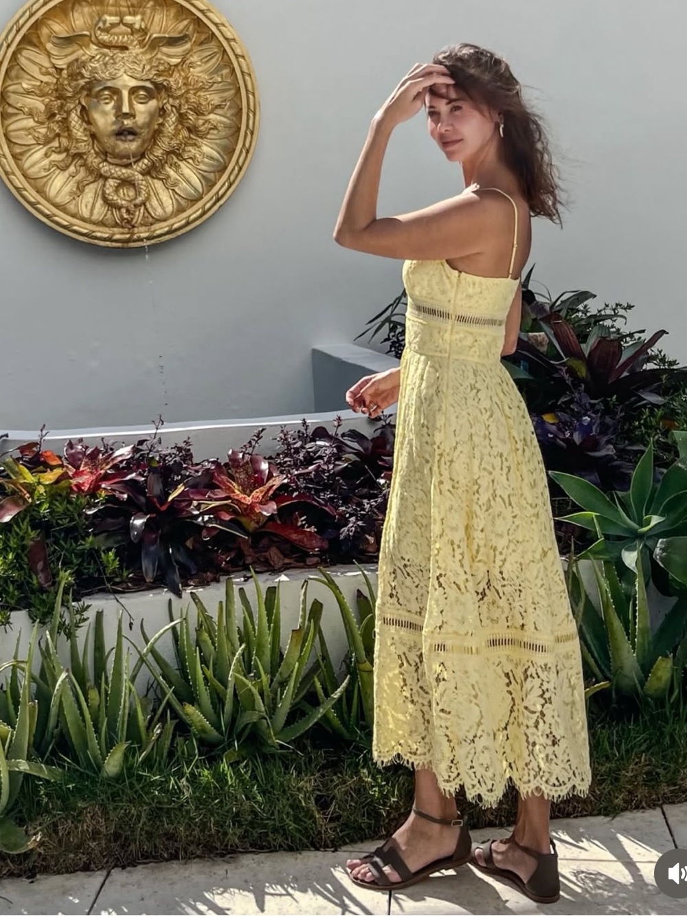 NEW GENERATION LOVE emma lace maxi dress in yellow - Picture 6 of 14